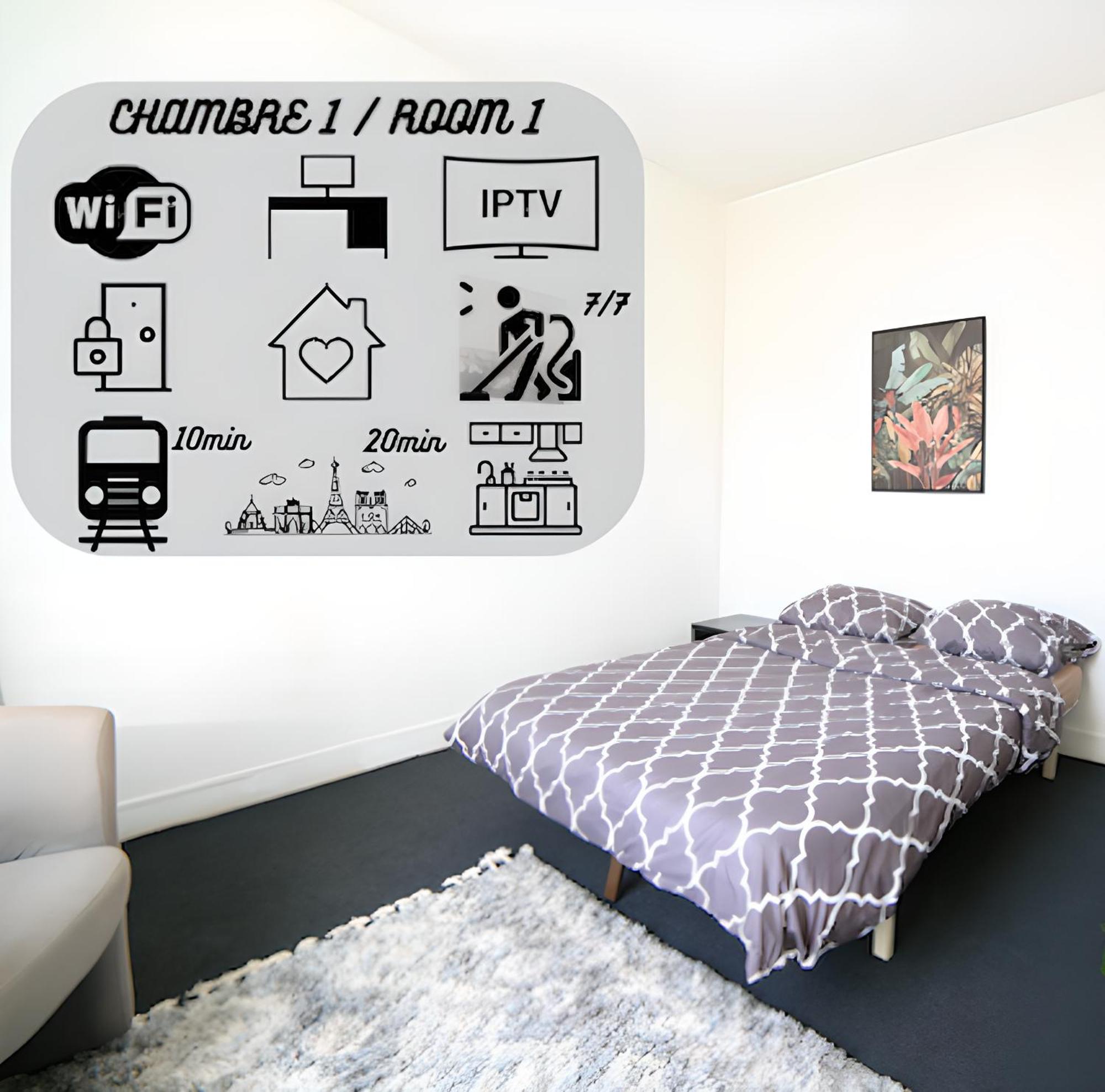Chambre 1, Calme, 1 Station De Paris, Bureau เมซง-อัลฟอร์ ภายนอก รูปภาพ